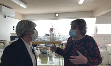 Visite de la députée de Gironde à la station Ifremer d’Arcachon