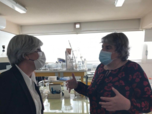 Visite de la députée de Gironde à la station Ifremer d’Arcachon